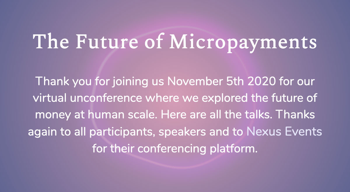 End3r's Corner - Future of MicroPayments: info