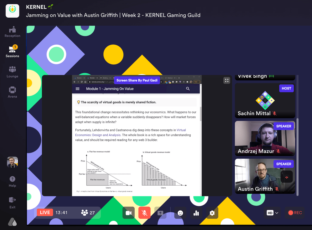 End3r's Corner - Kernel Gaming Guild summary: Jamming On Value