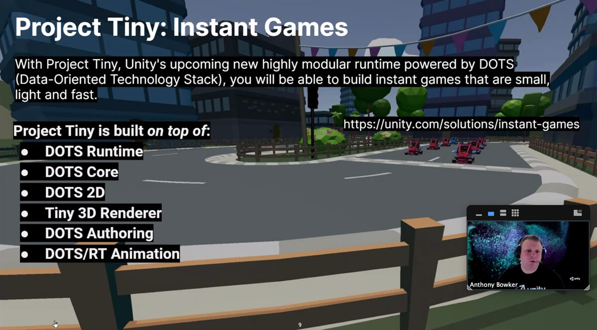 End3r's Corner - W3C Games CG April 2021: Unity Tiny