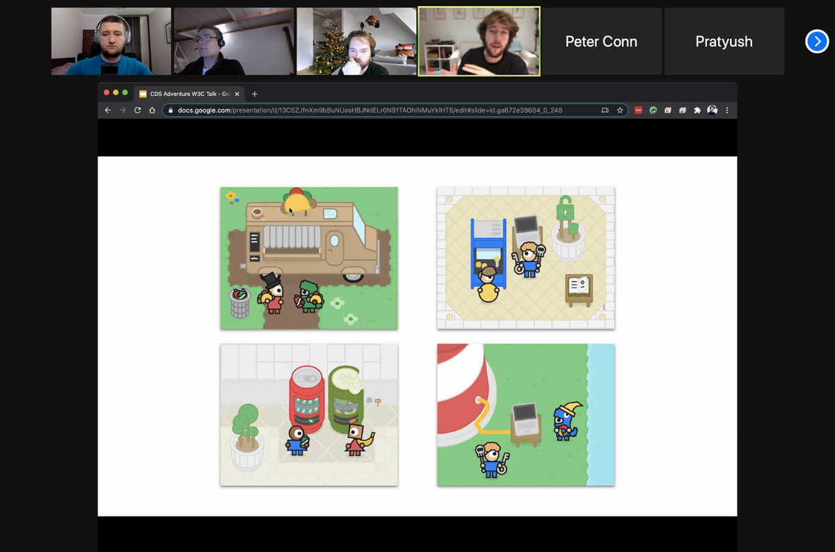 End3r's Corner - W3C Games CG December 2020: CDS Adventure