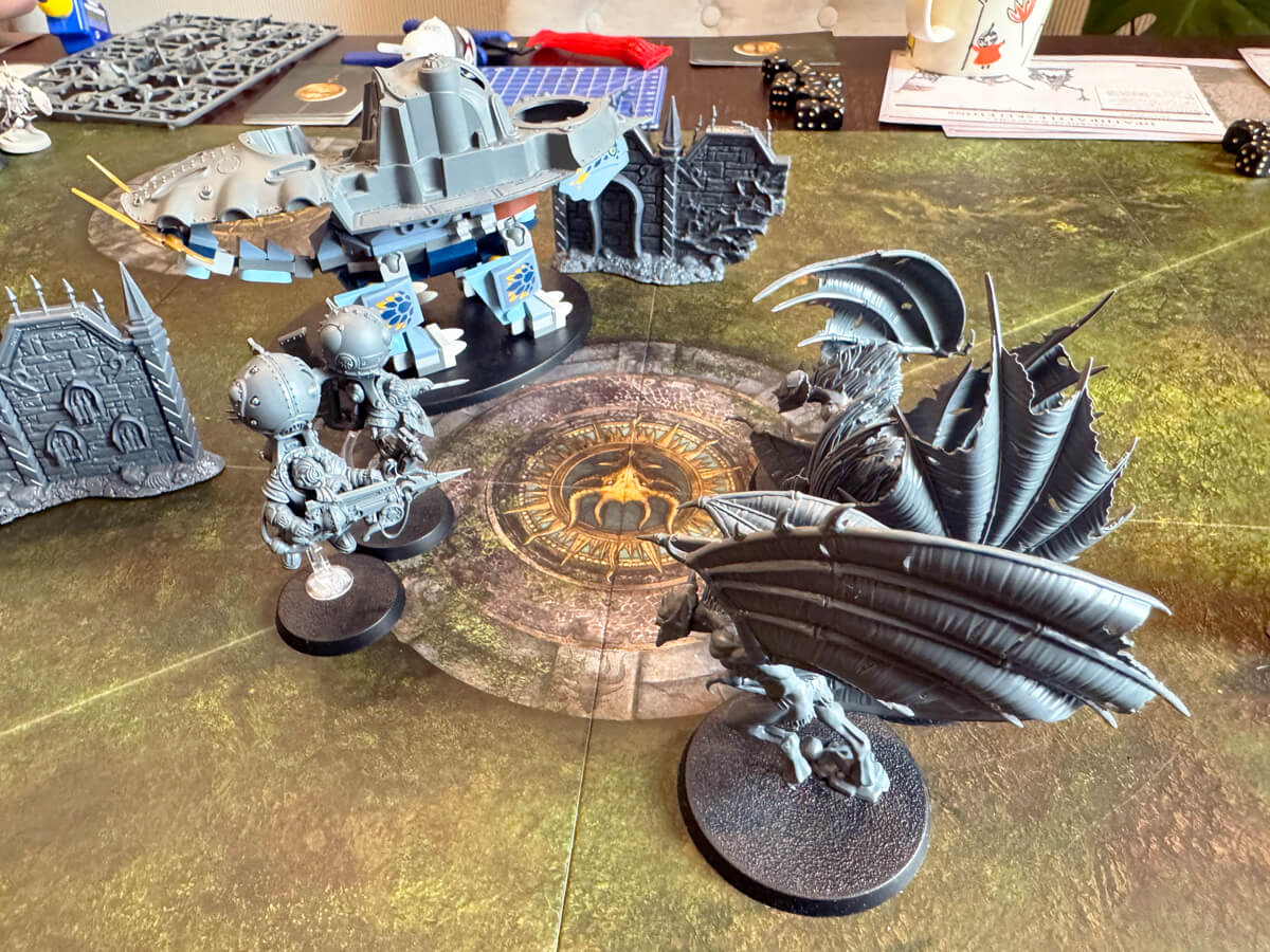 End3r's Corner - Warhammer Kharadron Overlords Frigate as Lego Dragon