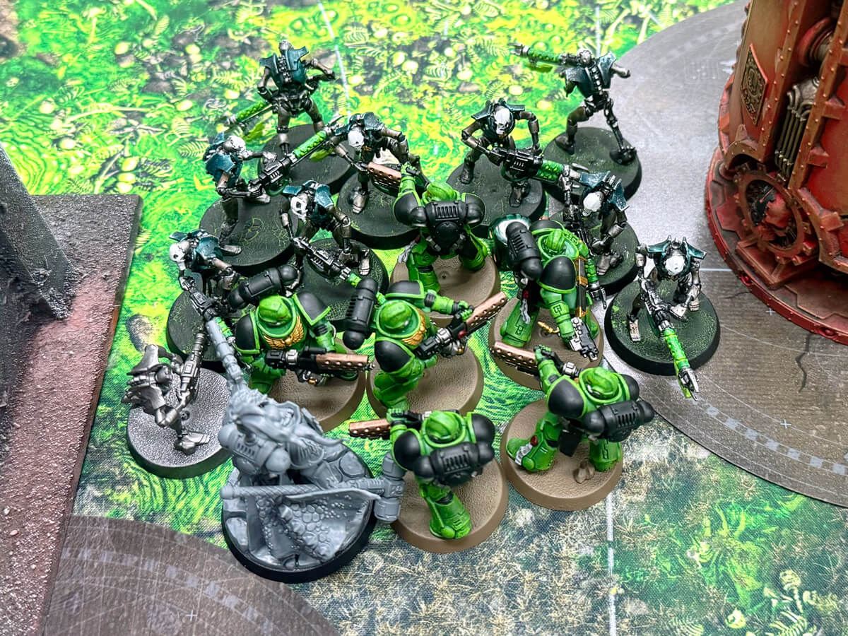 End3r's Corner - Warhammer: Salamanders Combat Patrol versus Necrons