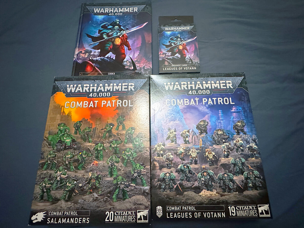 End3r's Corner - Warhammer Salamanders and Leagues of Votann boxes