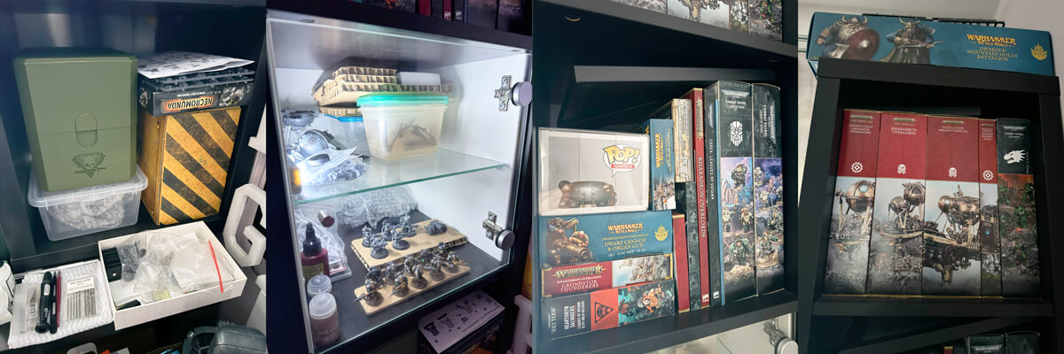End3r's Corner - Warhammer shelf