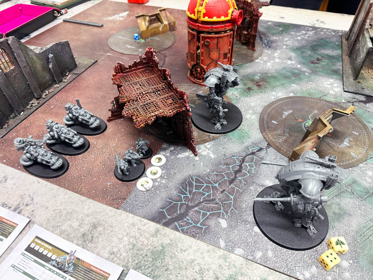 End3r's Corner - Warhammer Leagues of Votann Coombat Patrol versus Mecha